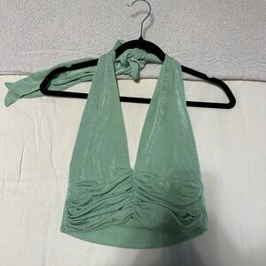 Amazon green halter top